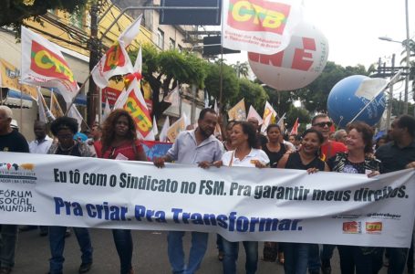 Fórum Social começa em Salvador com “Fora Temer e leve ACM”