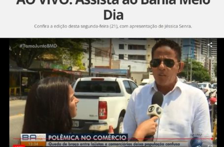 Sindicato fala à TV Bahia e confirma: mais de 80% do comércio fechado