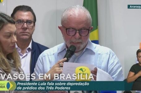 Lula decreta intervenção no DF após invasão terrorista