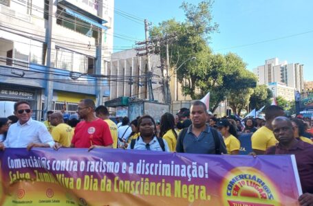 SintraSuper participa da Marcha da Consciência Negra em Salvador